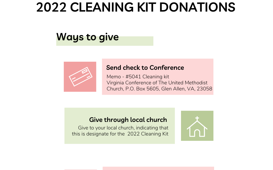 Donations for 2022 Cleaning Kit