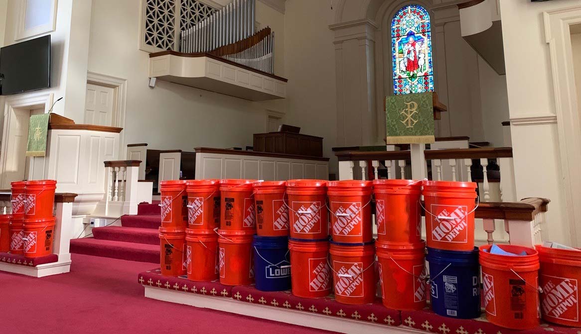Home Depot Foundation delivers buckets of cleaning supplies to local  schools, Education